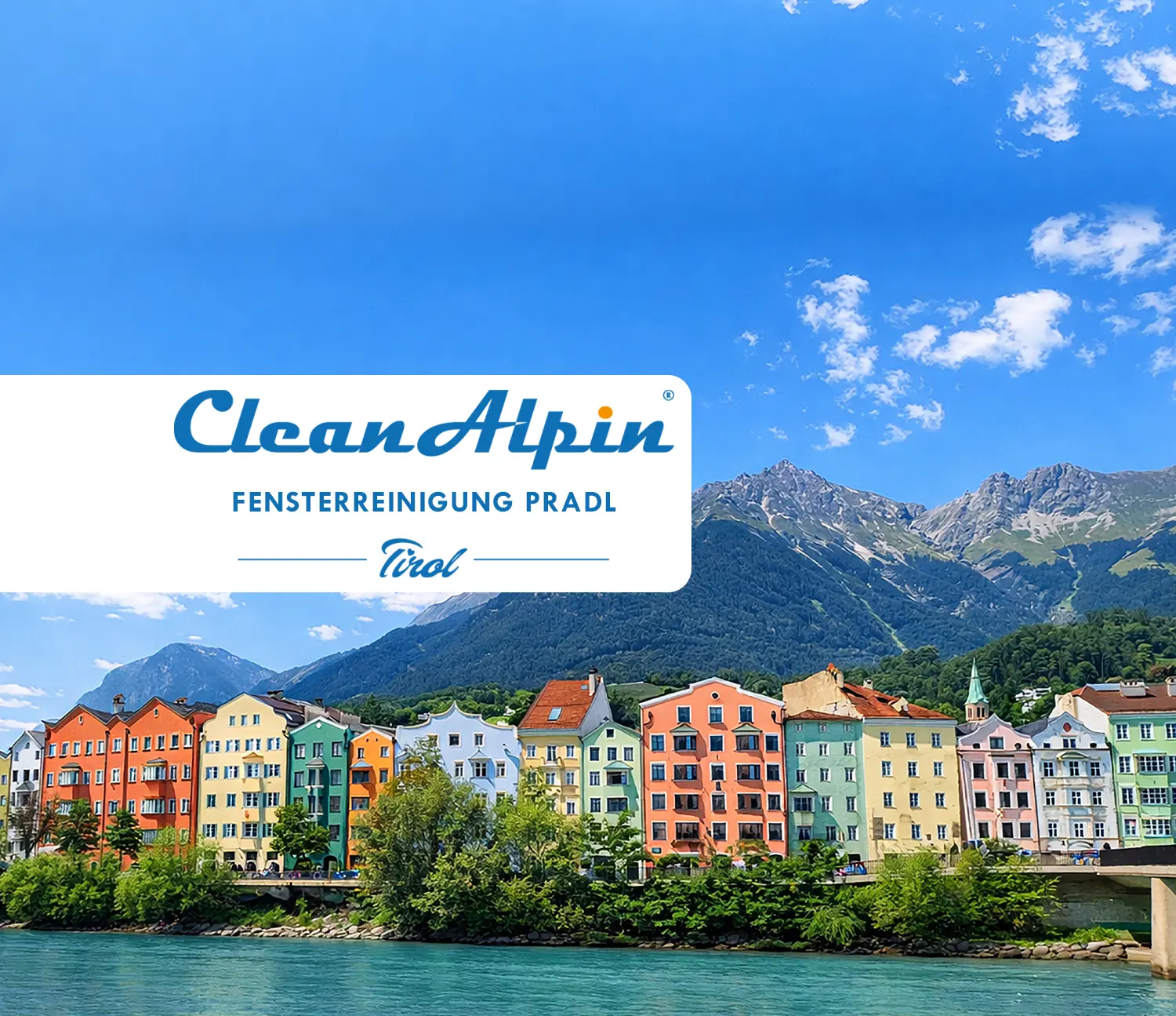 Professionelle Fensterreinigung in Pradl und Umgebung - Clean-Alpin